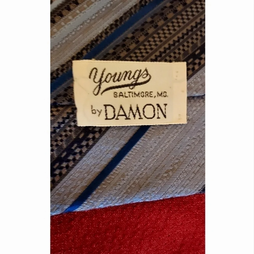 VINTAGE Youngs by damon men's tie